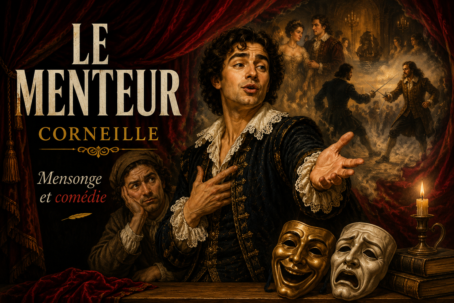 Le Menteur de Corneille : comment le mensonge devient-il une machine à faire du théâtre ?